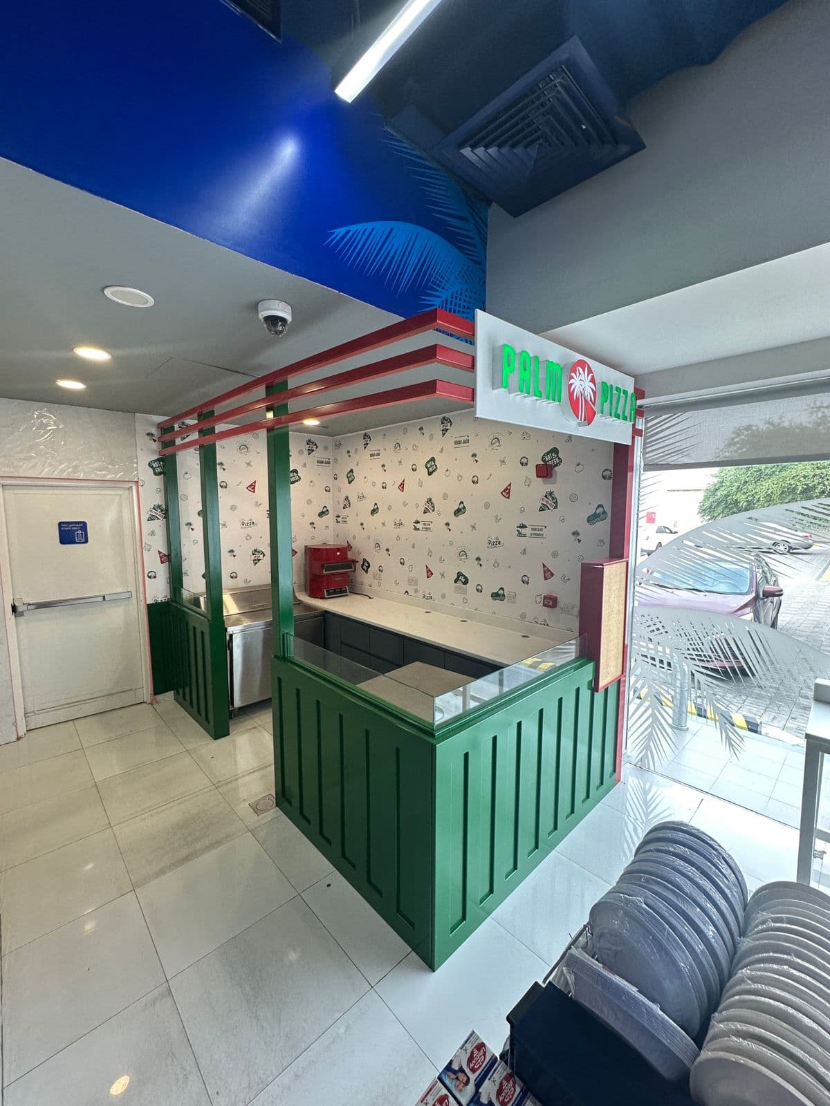 Palm Pizza Booth